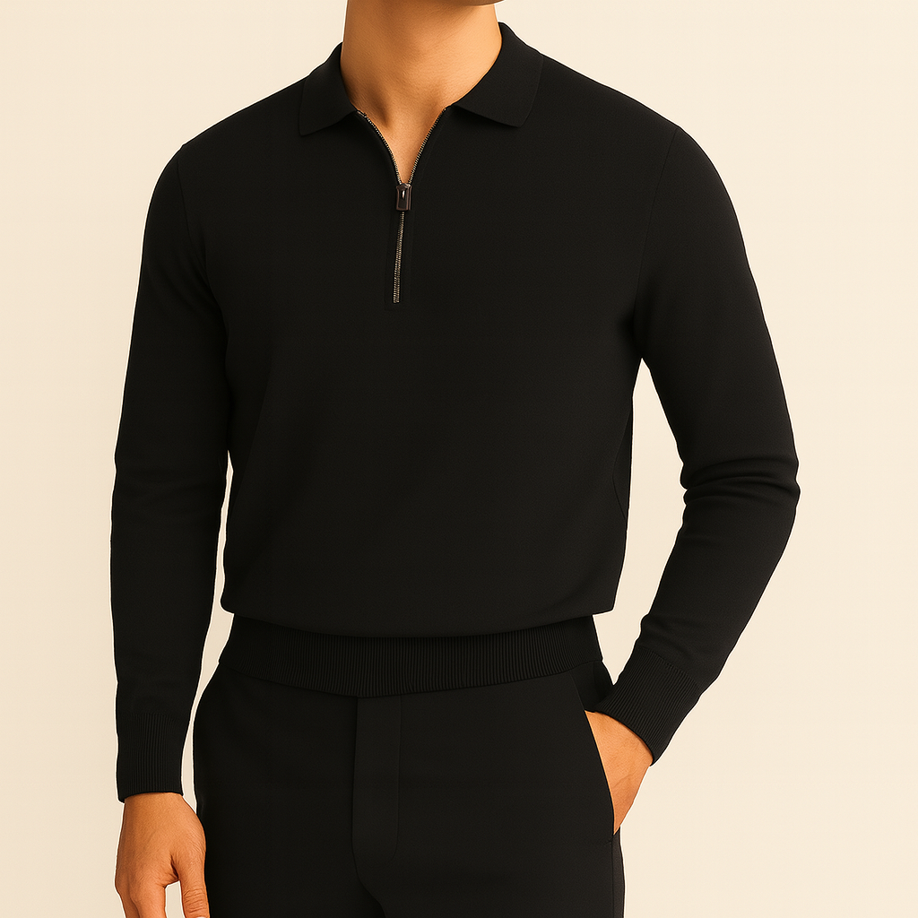 Essential Luxe Zip Sweater | Vaester & Co