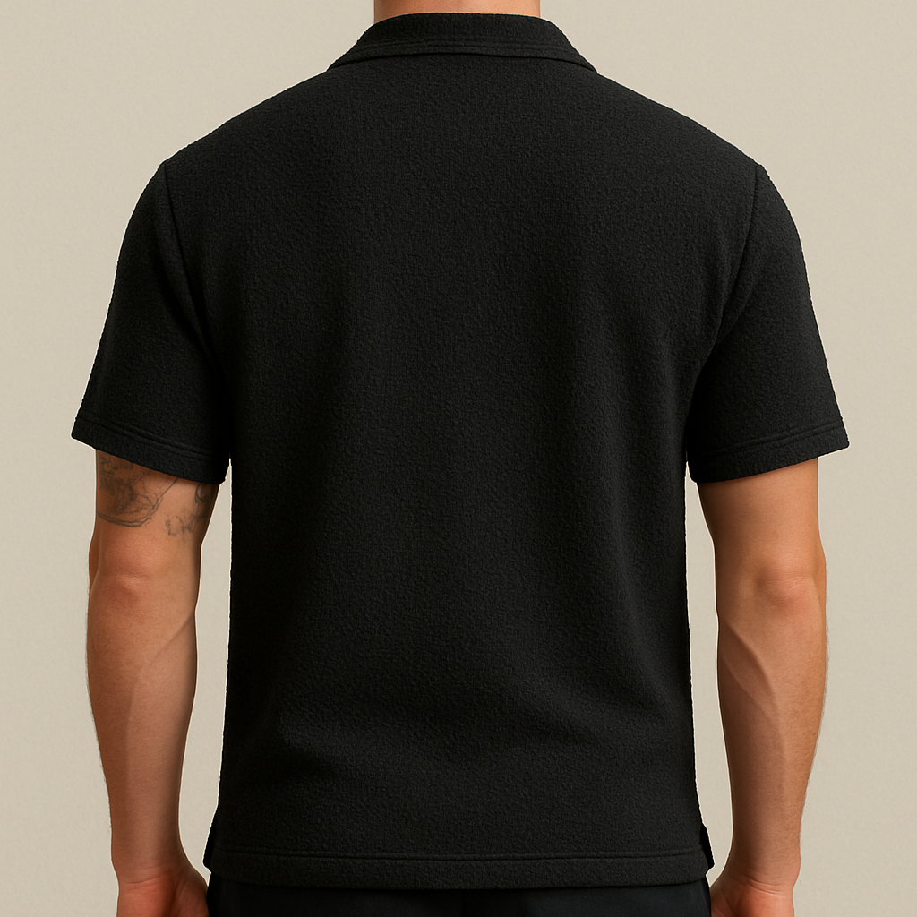 Loose Fit Solid Button-Up Shirt | Vaester & Co