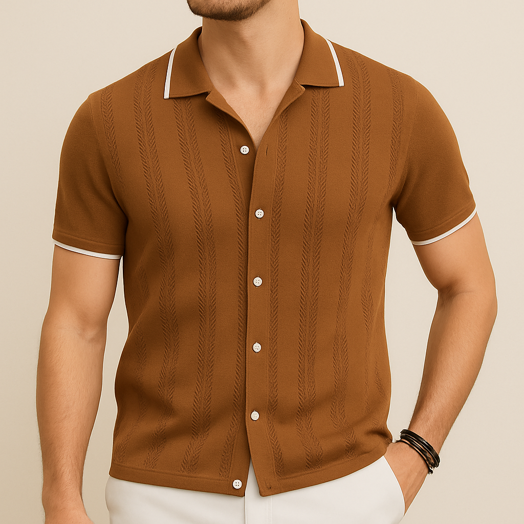 Men’s Casual Breathable Knit Shirt | Vaester & Co