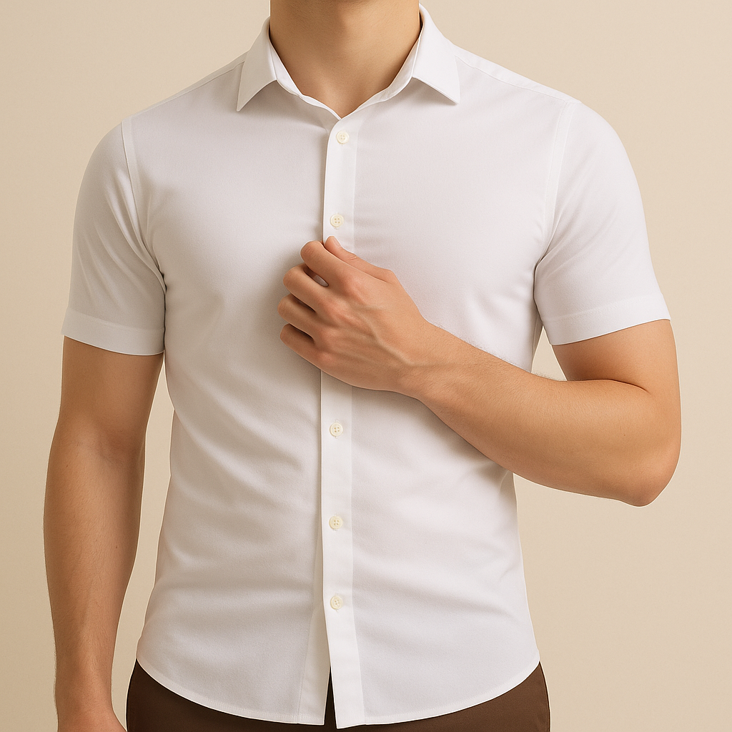 Fit Short Sleeve Bamboo Shirt | Vaester & Co