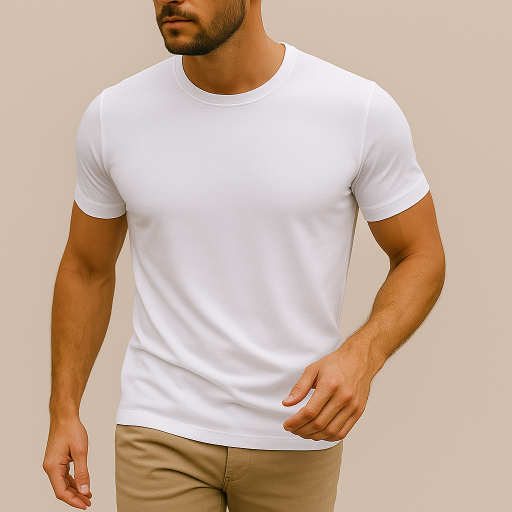 Men's Slim Fit Cotton T-Shirt | Vaester & Co