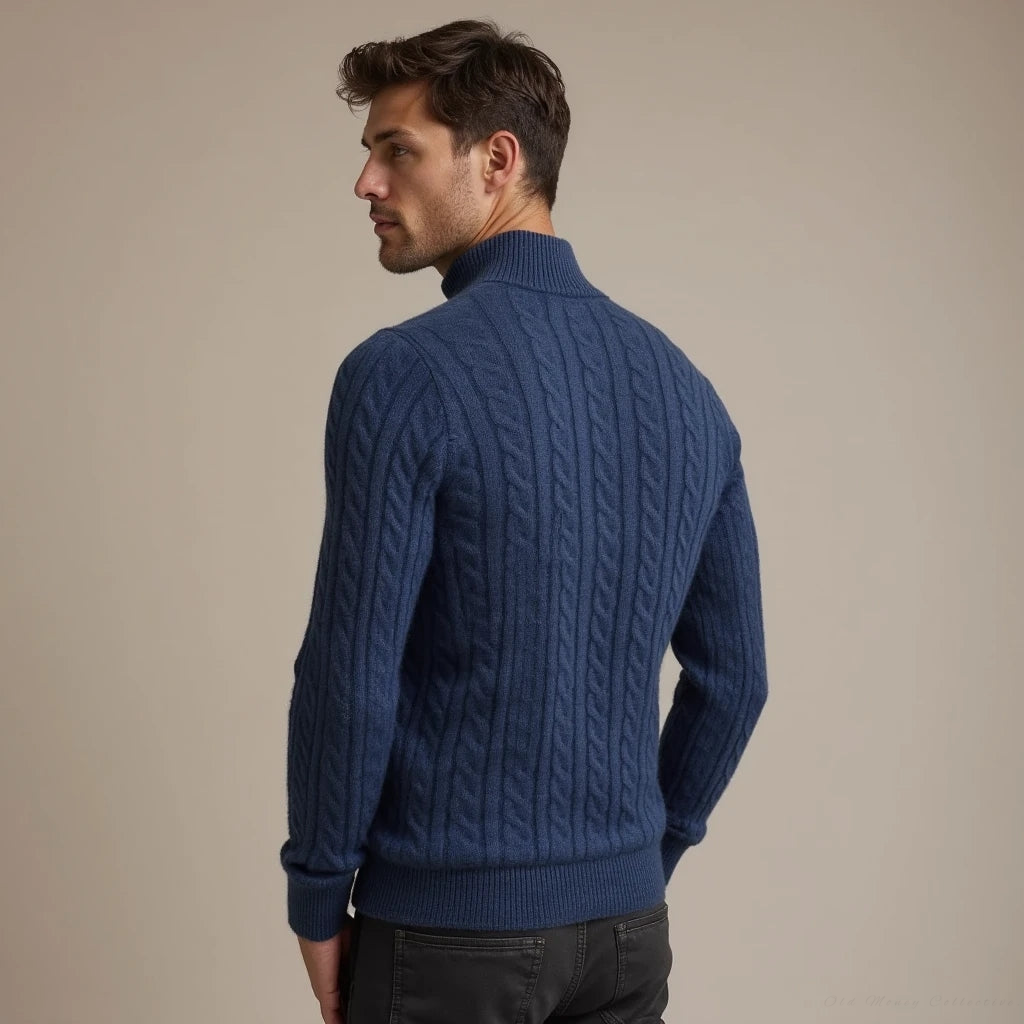 Aspen Cashmere Half-Zip Pullover | Vaester & Co