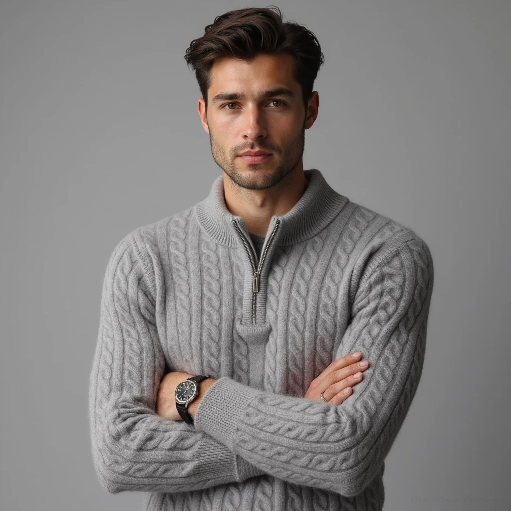 Aspen Cashmere Half-Zip Pullover | Vaester & Co