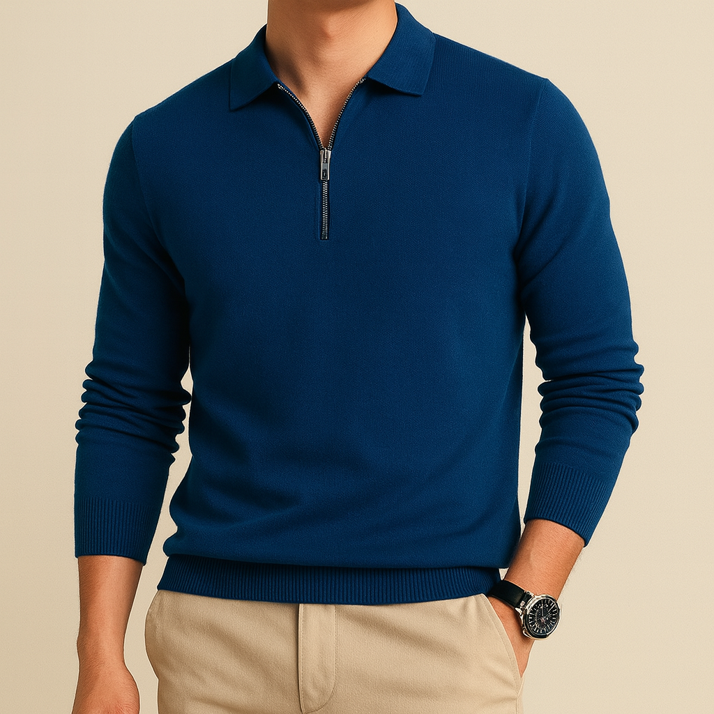 Essential Luxe Zip Sweater | Vaester & Co