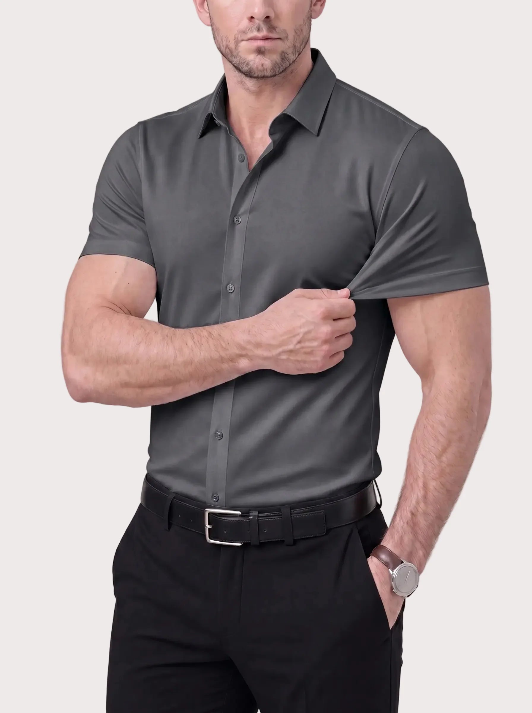 Chemise Élégante Stretch Vaester