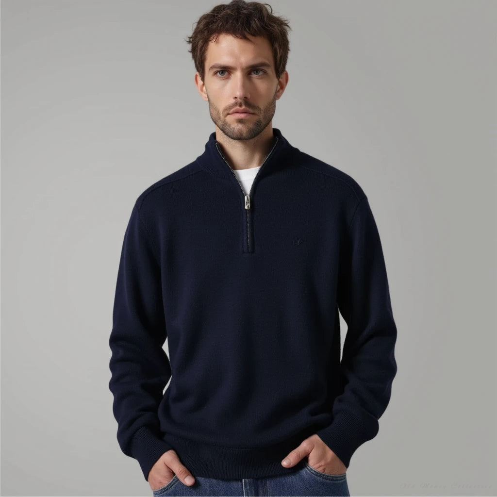 Lugano Merino Wool Half-Zip | Vaester & Co