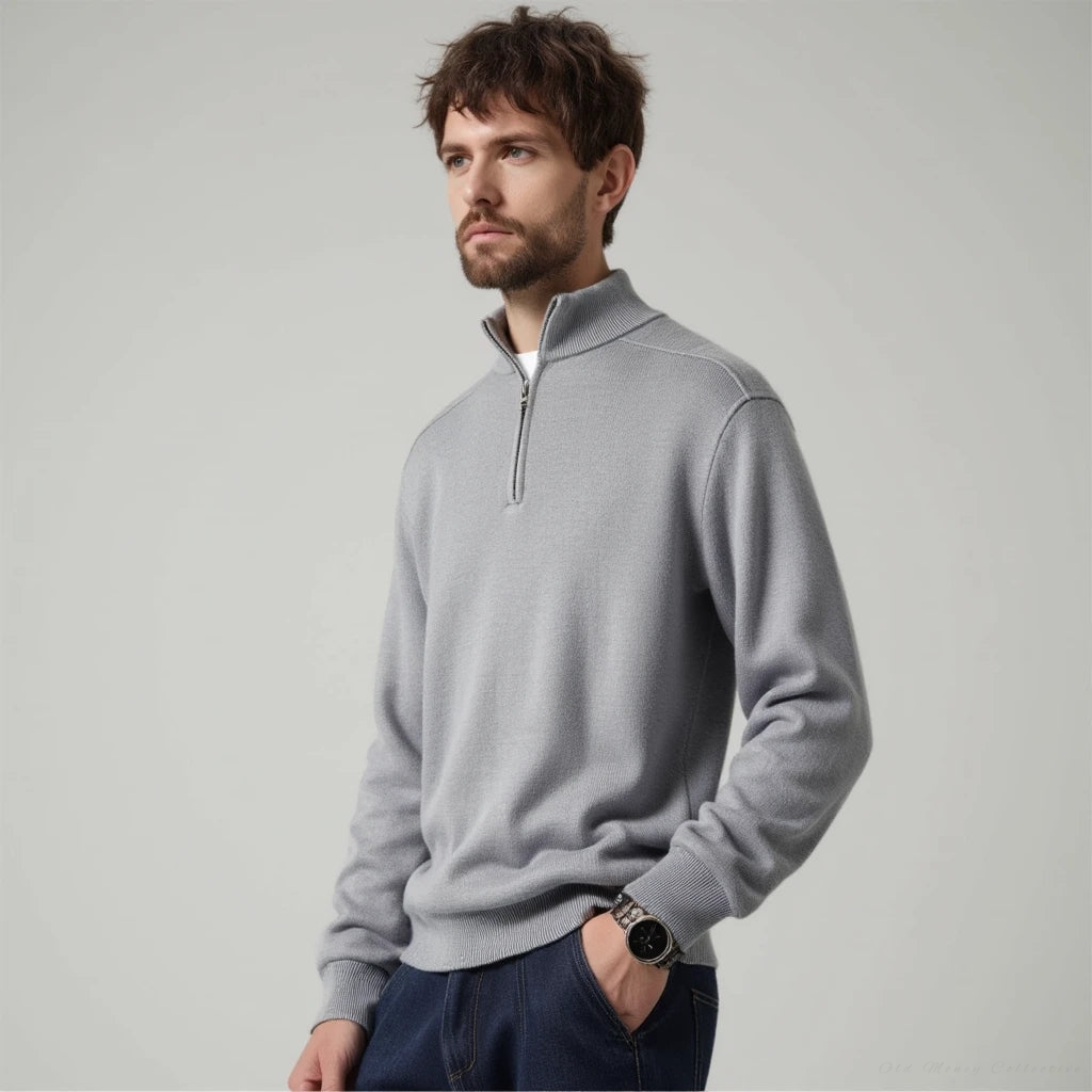 Lugano Merino Wool Half-Zip | Vaester & Co