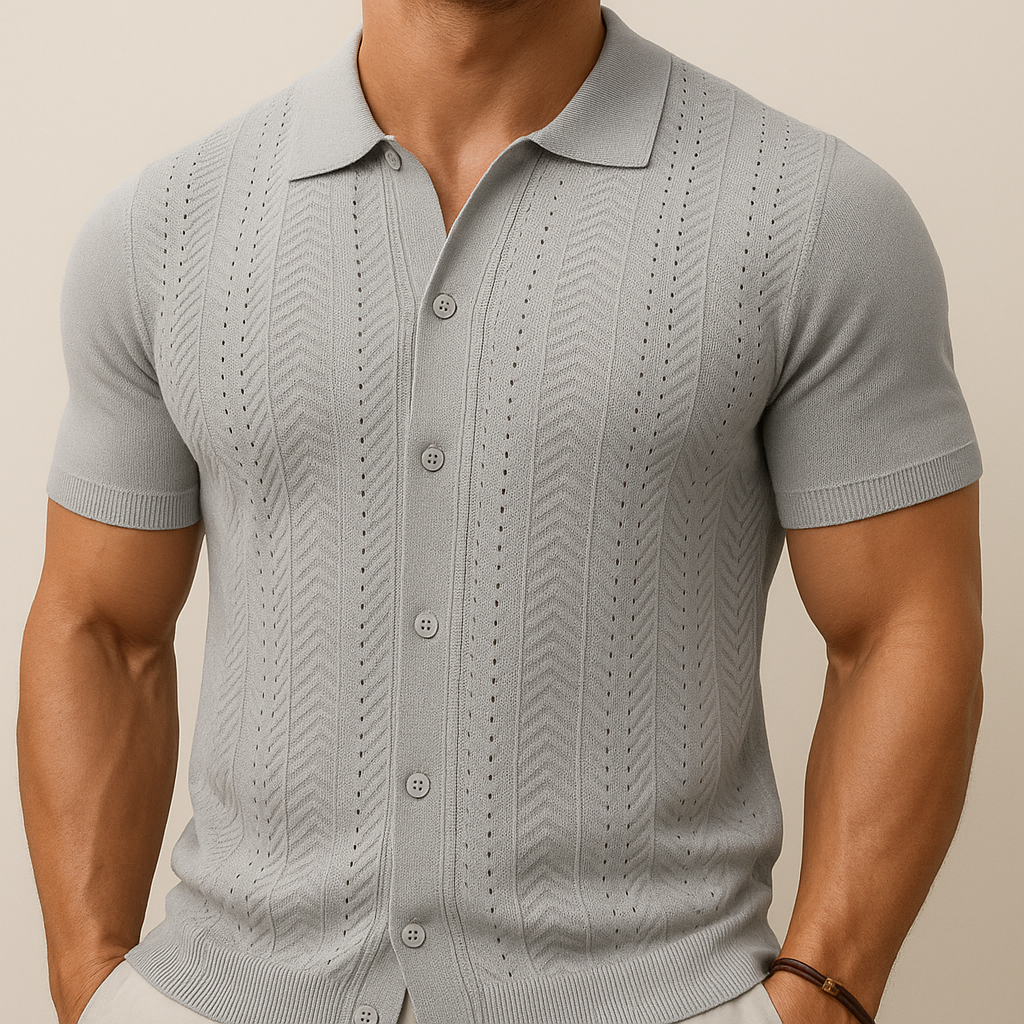 Men's Vintage Knit Summer Shirt | Vaester & Co