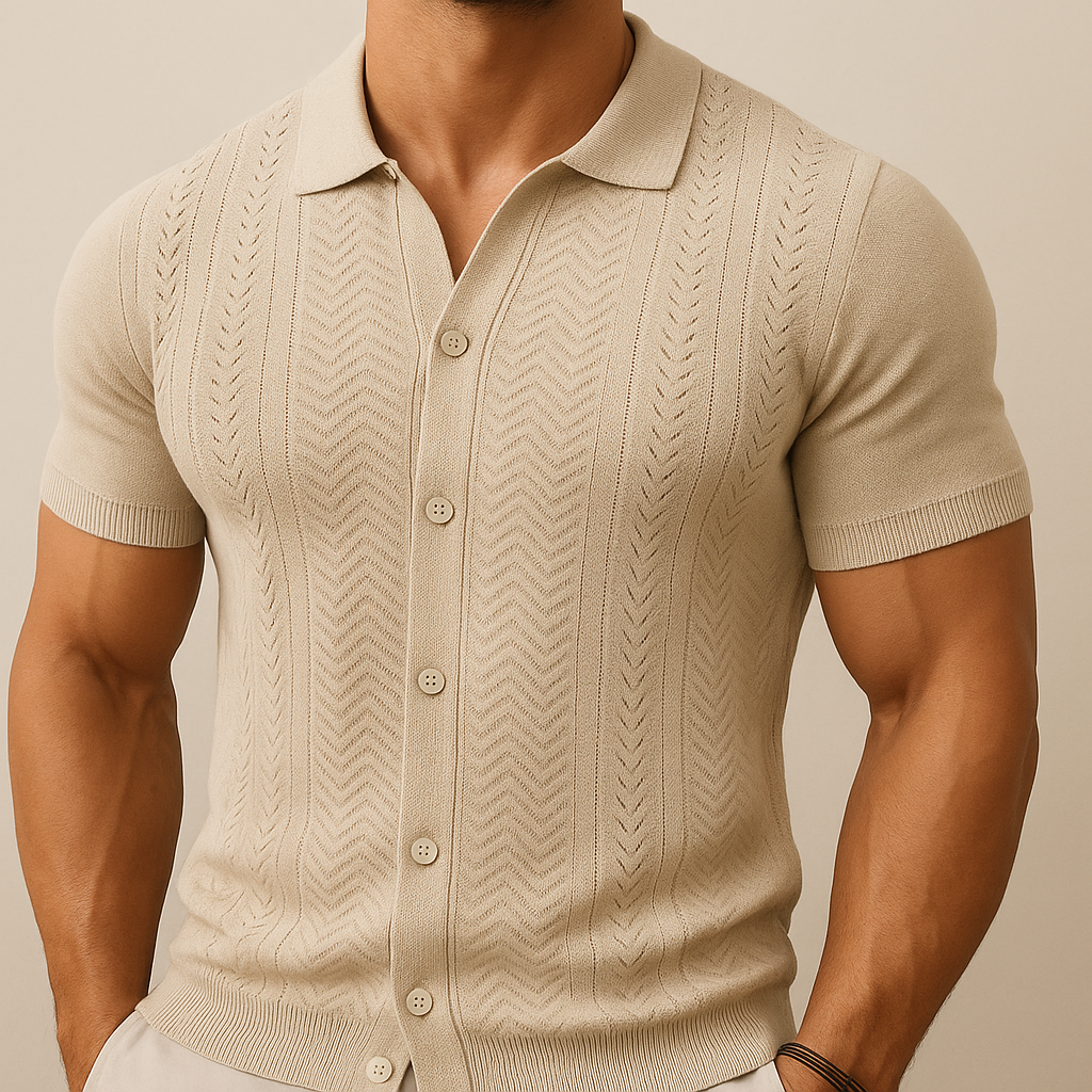 Men's Vintage Knit Summer Shirt | Vaester & Co