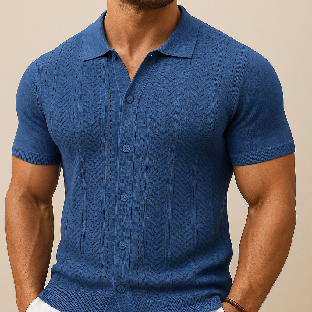 Men's Vintage Knit Summer Shirt | Vaester & Co