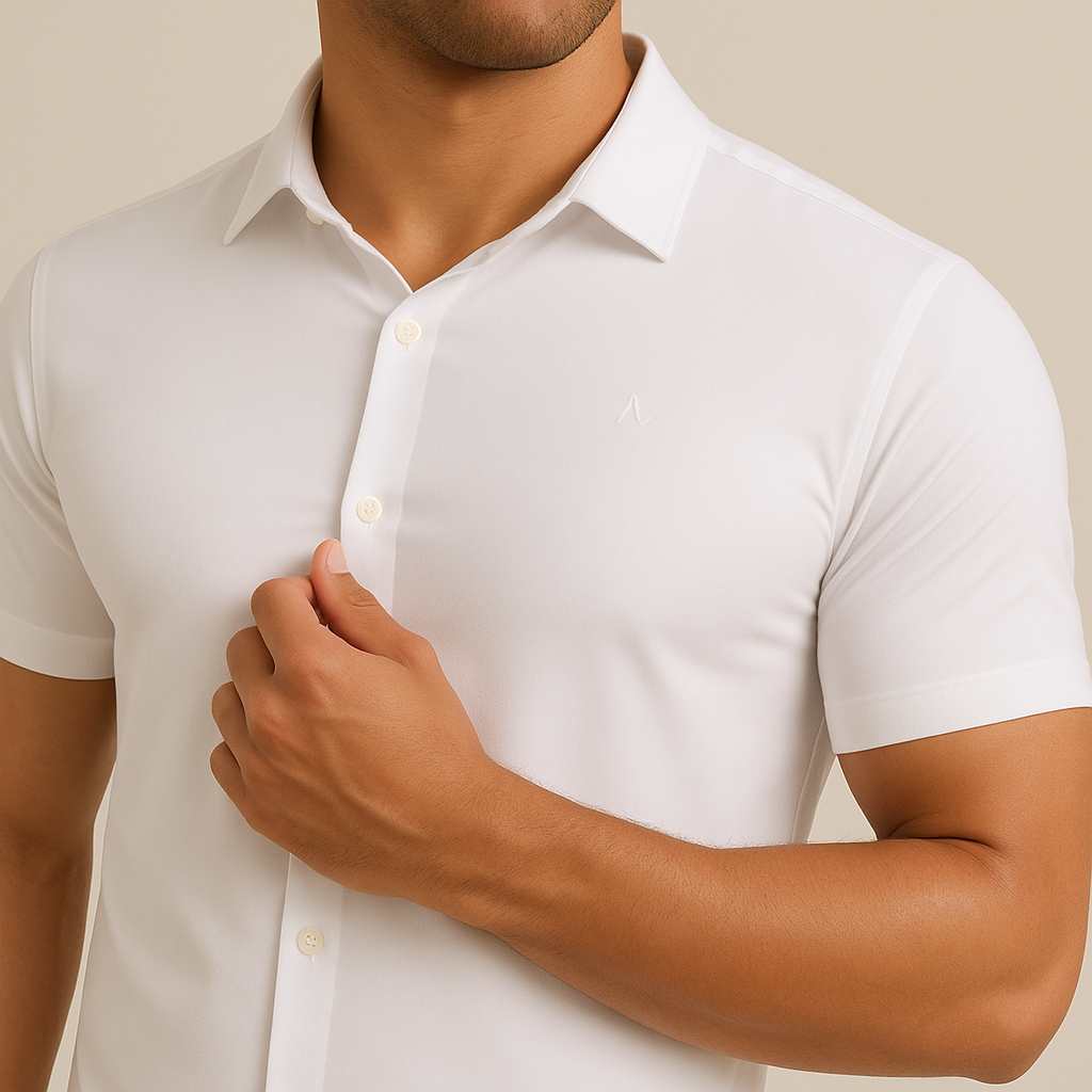 Fit Short Sleeve Bamboo Shirt | Vaester & Co