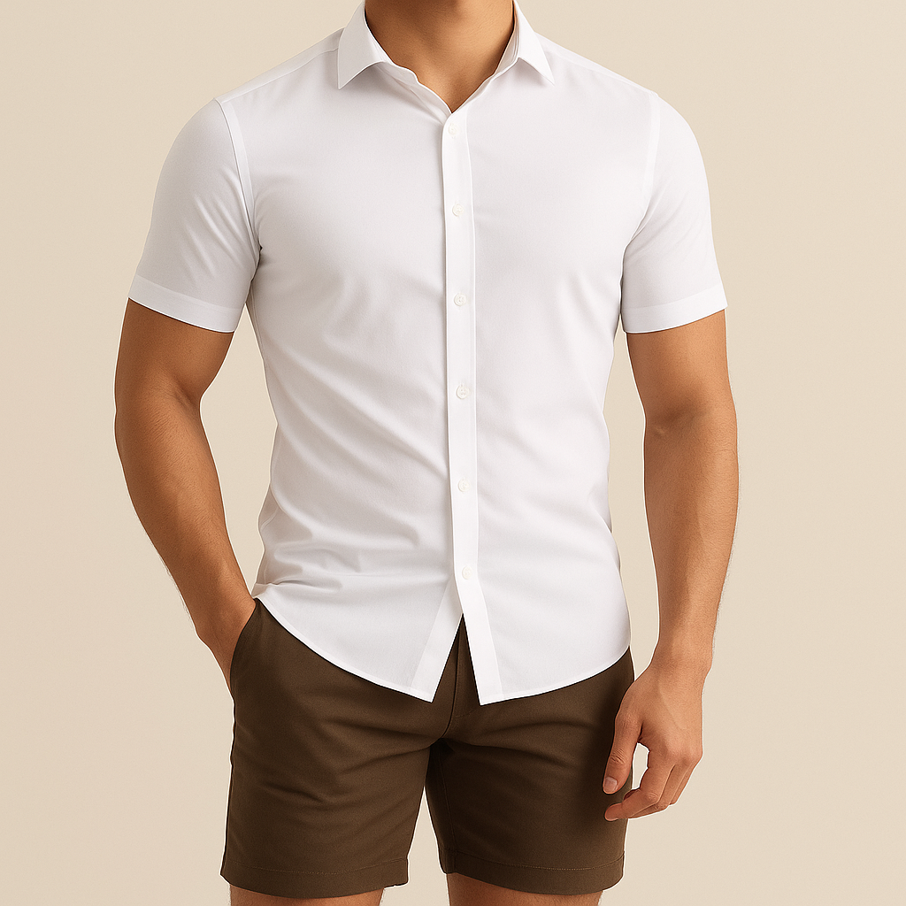 Fit Short Sleeve Bamboo Shirt | Vaester & Co