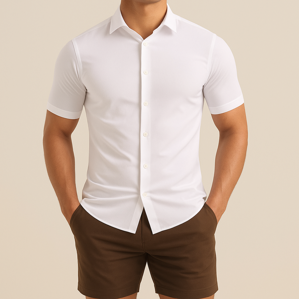 Fit Short Sleeve Bamboo Shirt | Vaester & Co