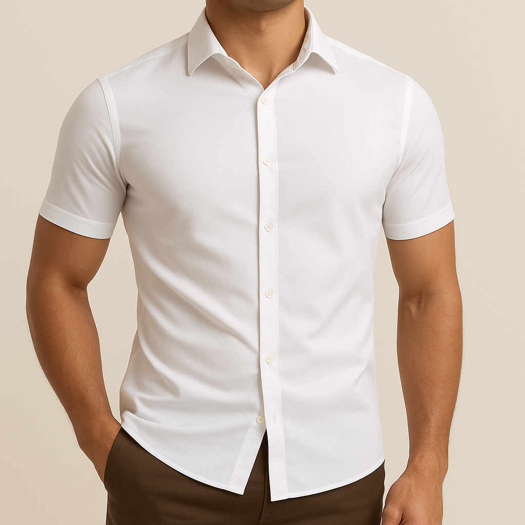 Fit Short Sleeve Bamboo Shirt | Vaester & Co