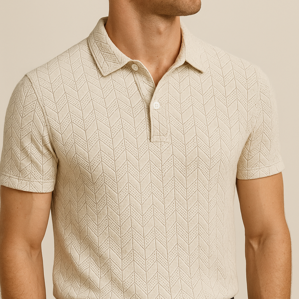 Men's Polo Shirt Modern Lapel Collar | Vaester & Co