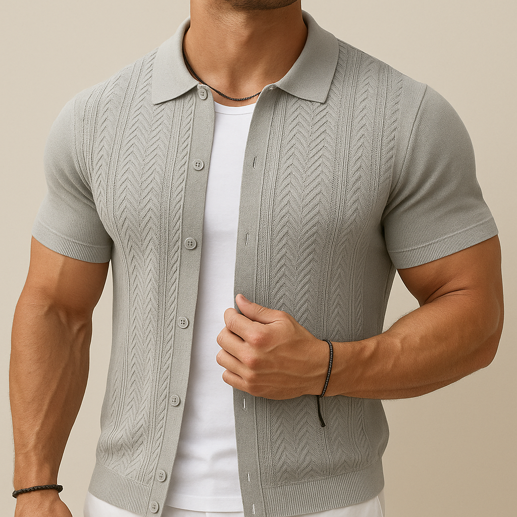 Men's Vintage Knit Summer Shirt | Vaester & Co