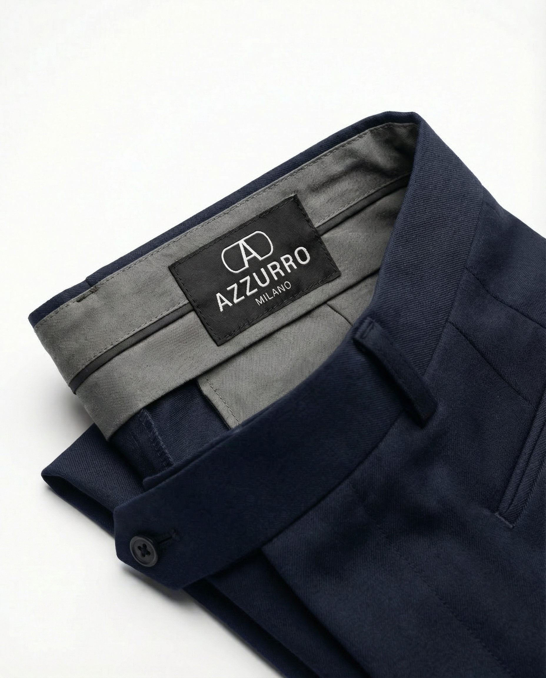 Pantalones de Vestir Elásticos Azzurro | Vaester & Co