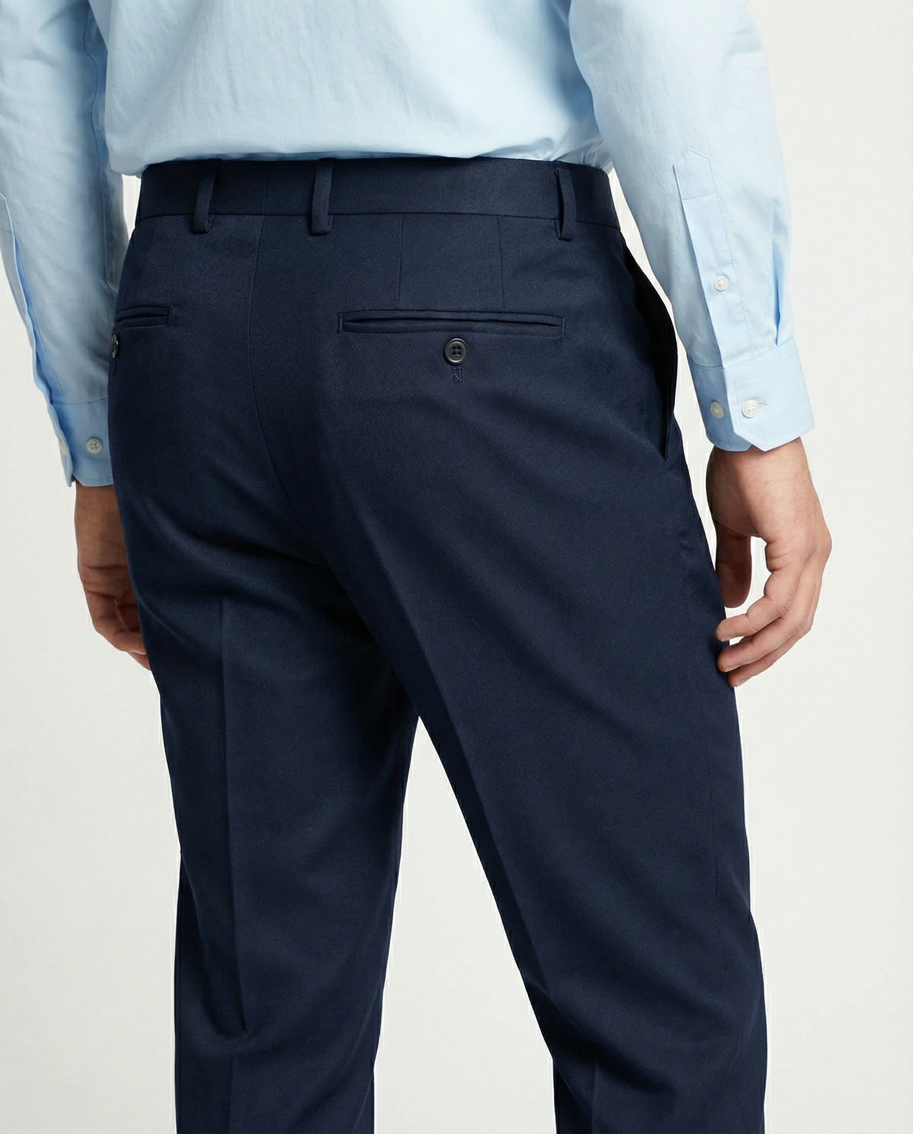Pantalones de Vestir Elásticos Azzurro | Vaester & Co