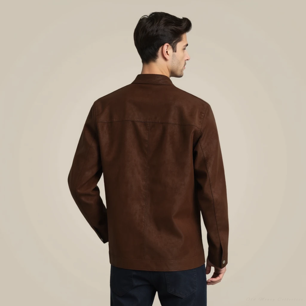 Luxe Suede-Leather Jacket | Vaester & Co