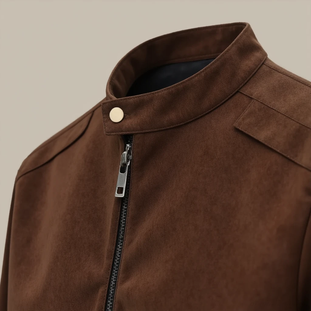 Luxe Suede-Leather Jacket | Vaester & Co