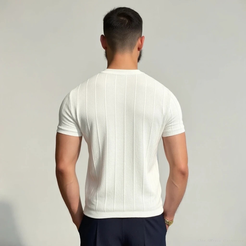Ribbed T-Shirt | Vaester & Co