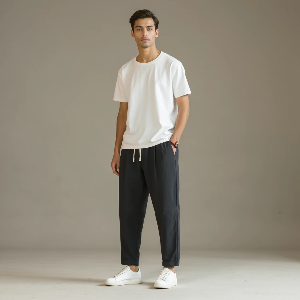 Santorini Linen-Cotton Pantalon | Vaester & Co