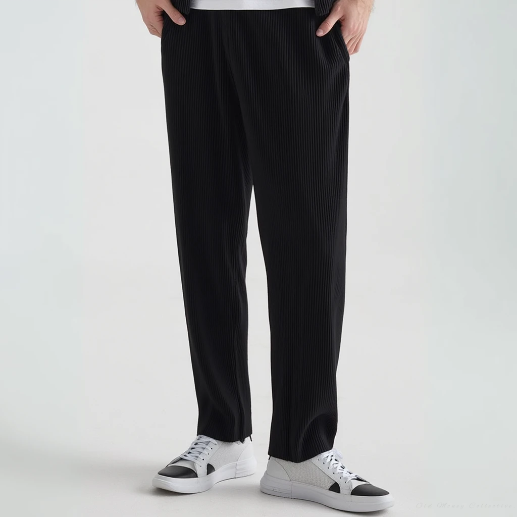 Texture Cotton Pantalon | Vaester & Co