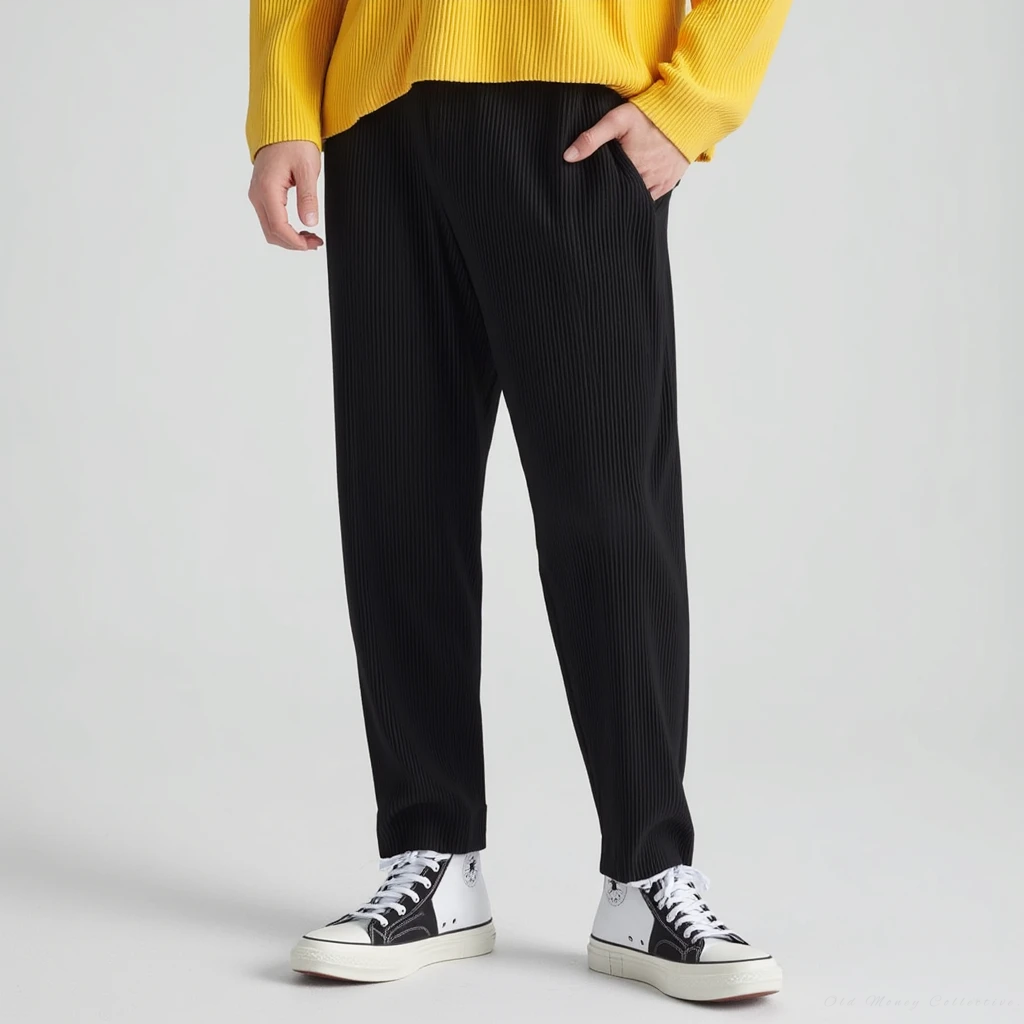 Texture Cotton Pantalon | Vaester & Co