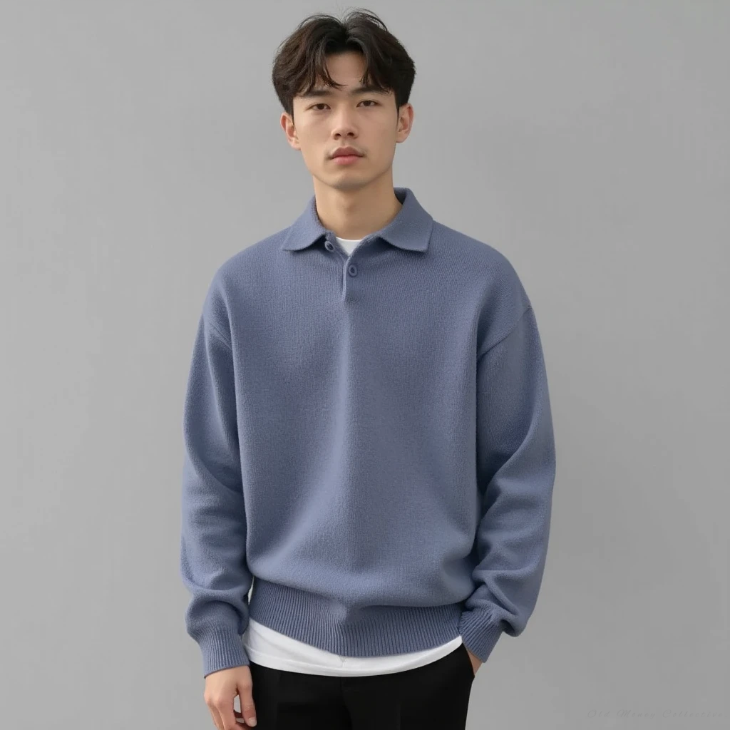 The Cortina Wool Button Half-Zip Sweater | Vaester & Co