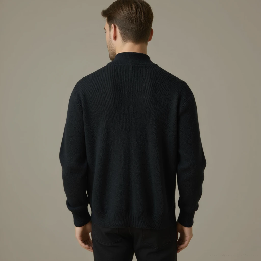 Veneto Wool Zip Sweater | Vaester & Co